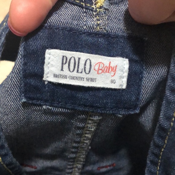 Polo Baby Jean Overalls | 12-18M |EEUC - Picture 4 of 7